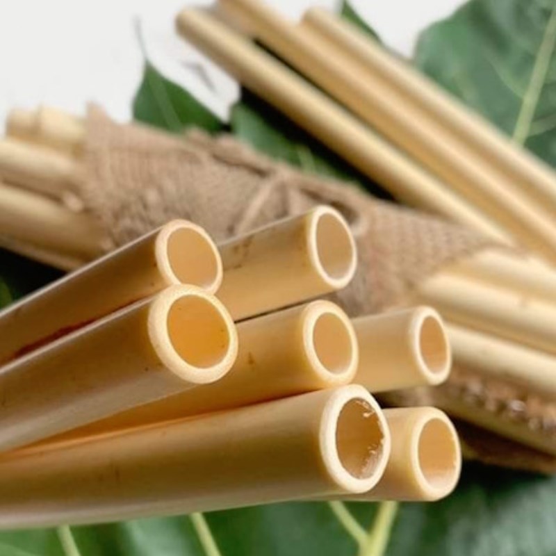 Bước 5 Thành phẩm Cách làm ống hút tre