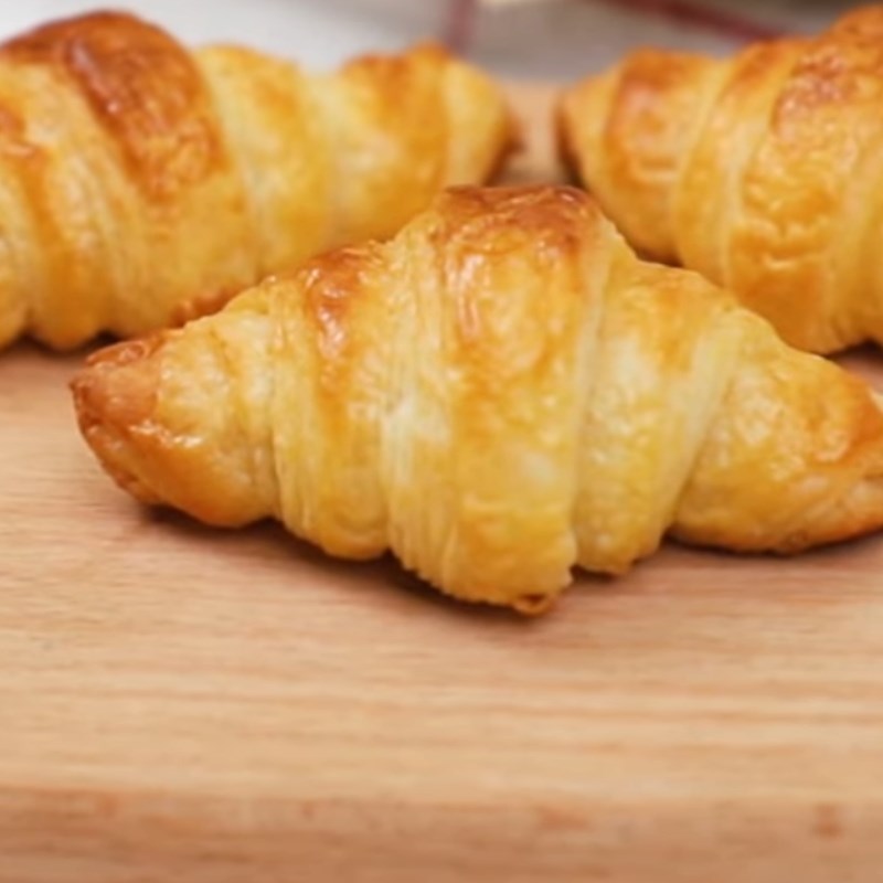 Bước 7 Thành phẩm Bánh sừng trâu (croissant) trứng muối