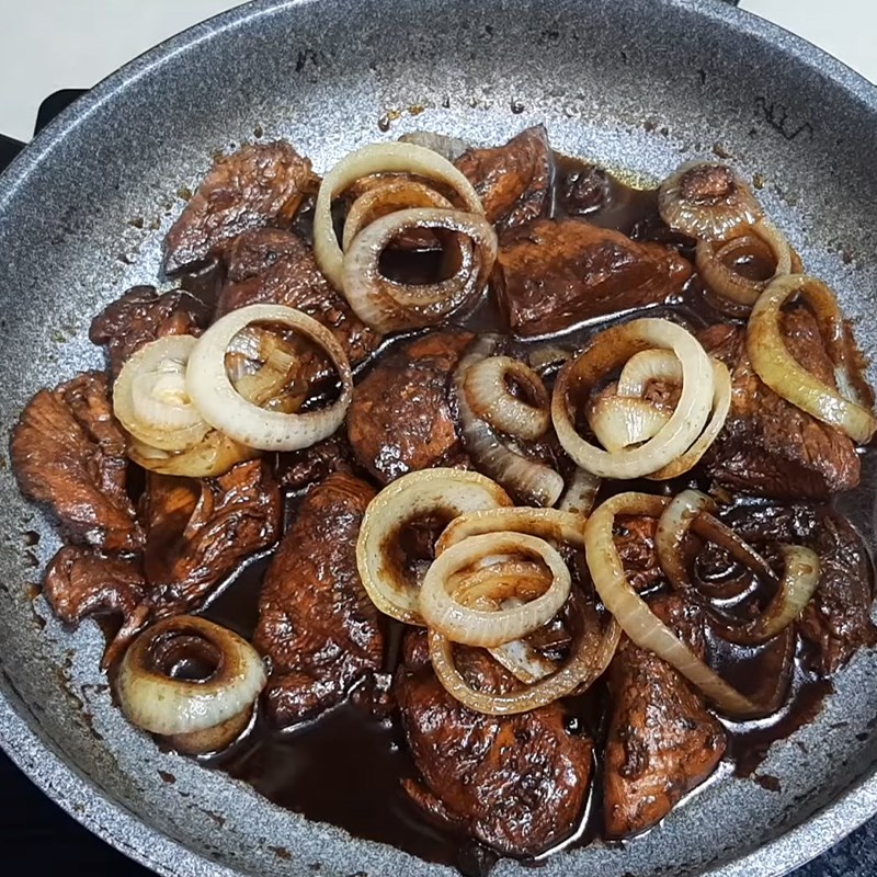 Bước 5 Hầm gà Chicken steak (bít tết gà)