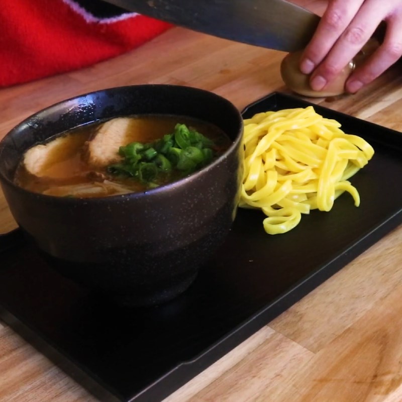 Bước 6 Hoàn thành Tsukemen ramen