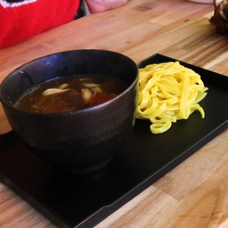 Bước 6 Hoàn thành Tsukemen ramen