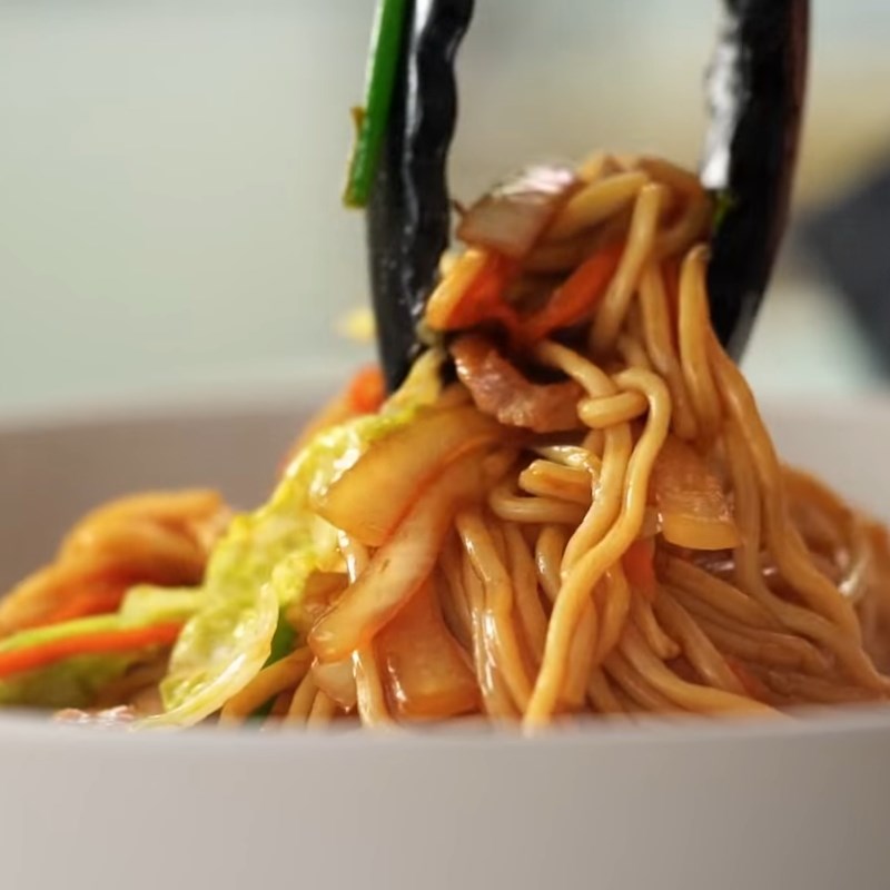 Bước 4 Hoàn thành Mì yaki soba