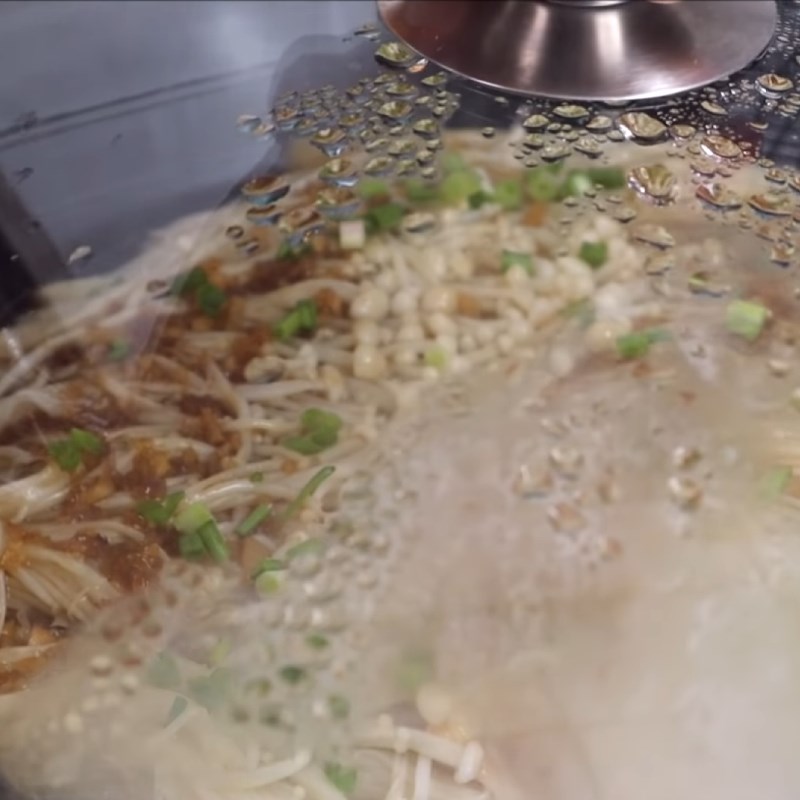 Bước 5 Hoàn thành Nấm kim châm hấp nước tương (xì dầu)