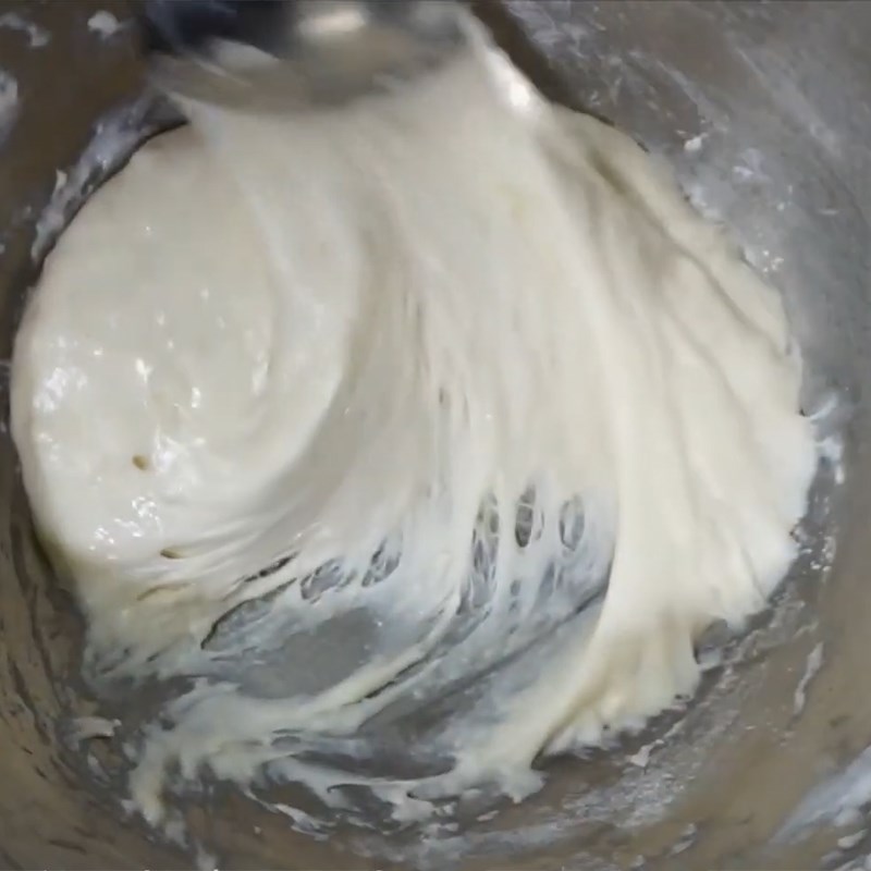 Bước 1 Làm bột cái Bánh mì xoài mật ong