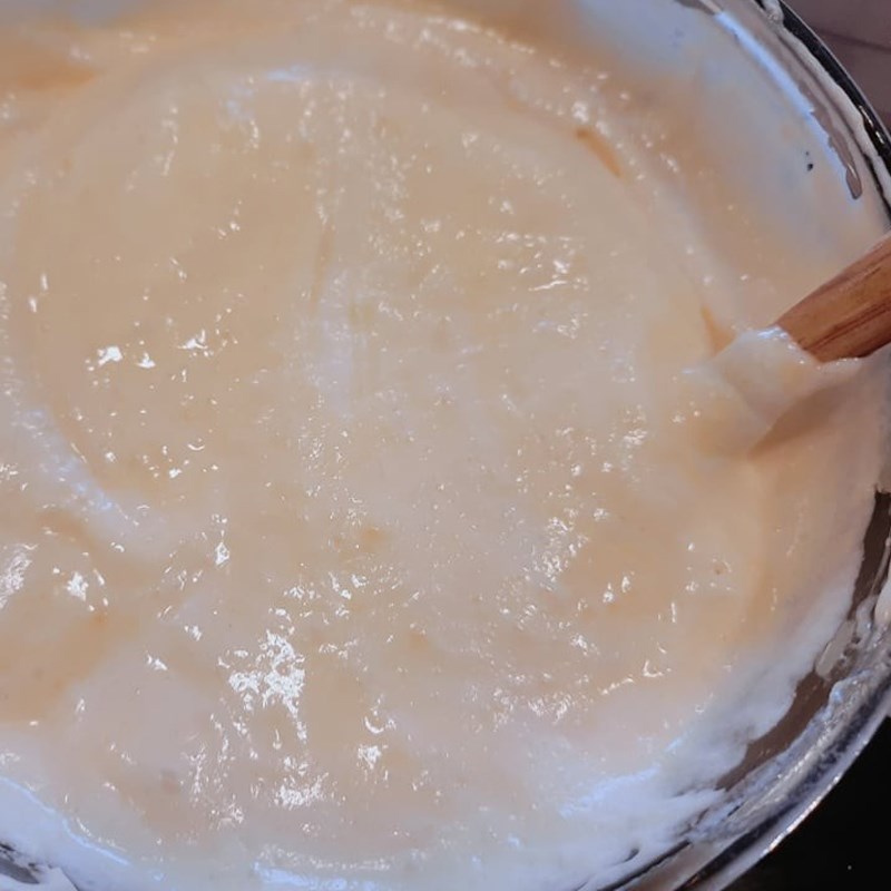 Bước 3 Làm bột cốt bánh Bánh bông lan bơ nho (công thức được chia sẻ từ người dùng)