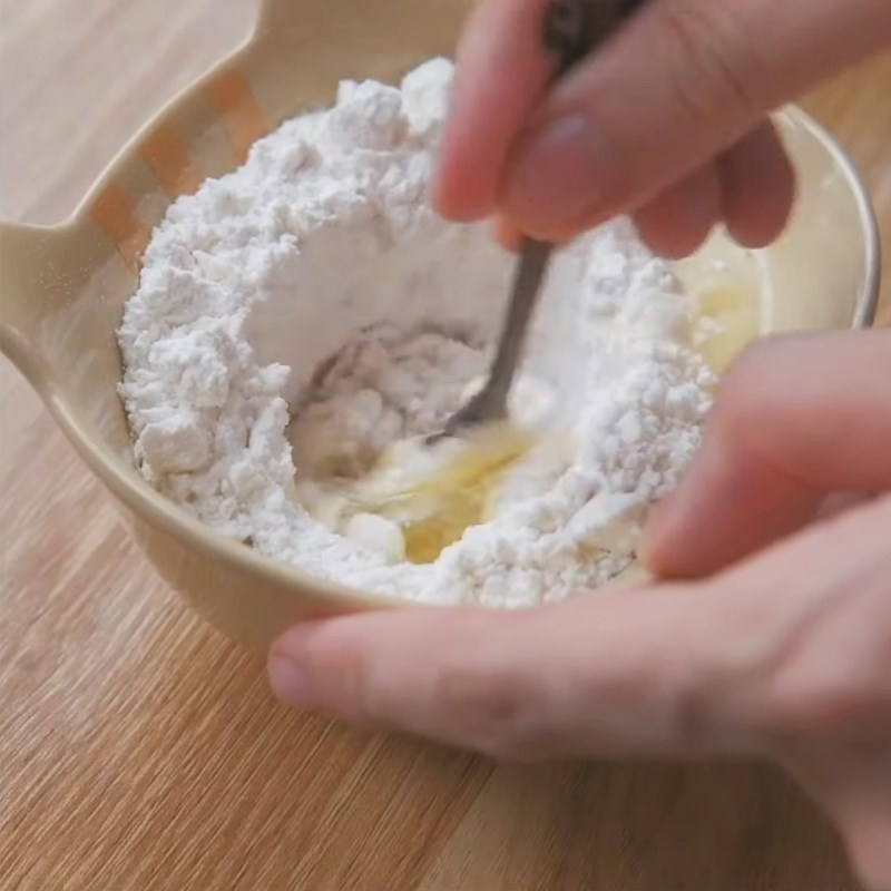 Bước 4 Làm lớp kem phủ Bánh papparoti bằng xửng hấp