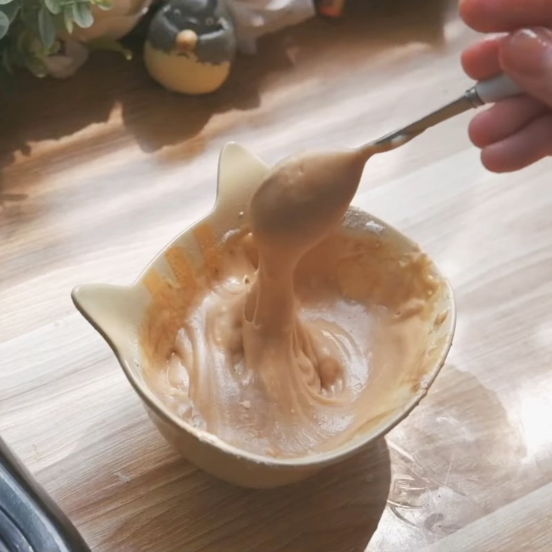 Bước 4 Làm lớp kem phủ Bánh papparoti bằng xửng hấp