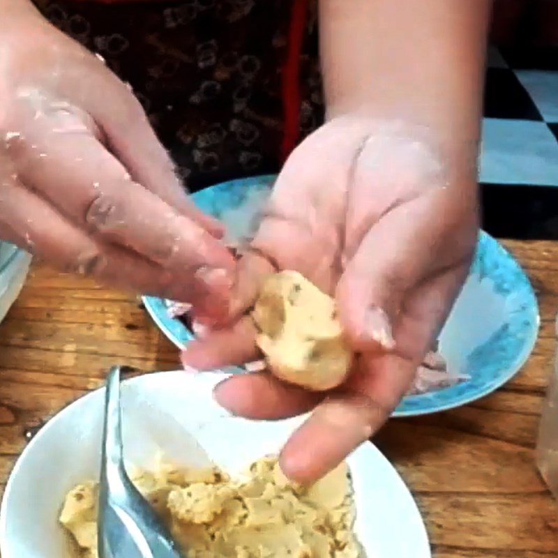 Bước 6 Làm nhân bánh Bánh sắn Phú Thọ