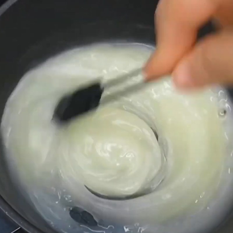 Bước 3 Làm nhân bơ chanh Cheesecake trà xanh (matcha) vị chanh