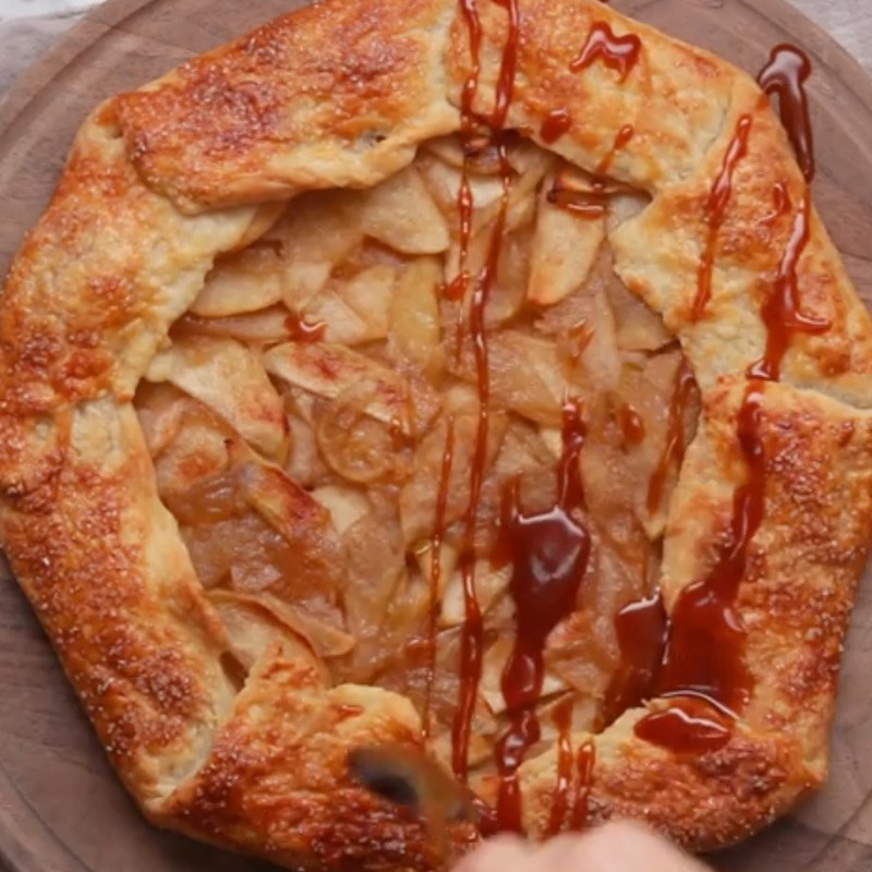 Bước 5 Làm sốt caramel Galette táo