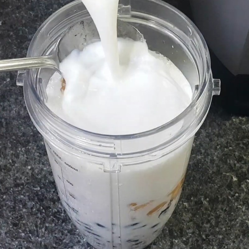 Bước 2 Làm sữa Sữa óc chó đậu đen đậu phộng