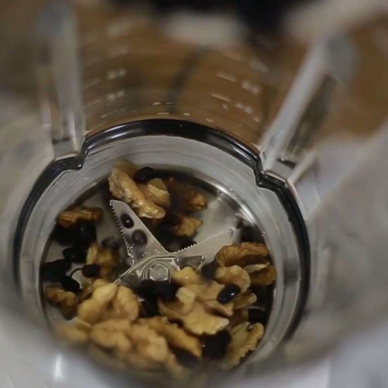 Bước 2 Làm sữa Sữa óc chó đậu đen