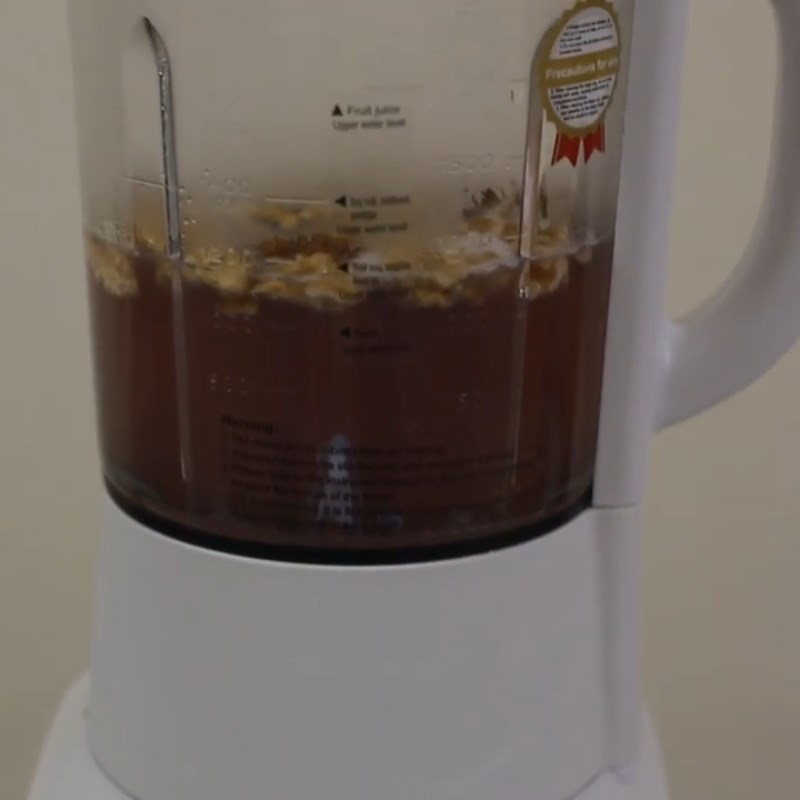 Bước 2 Làm sữa Sữa óc chó đậu đen