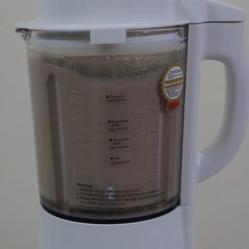 Bước 2 Làm sữa Sữa óc chó đậu đen