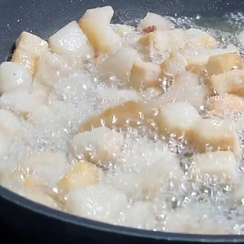 Bước 3 Làm tóp mỡ Trứng kho quẹt tóp mỡ