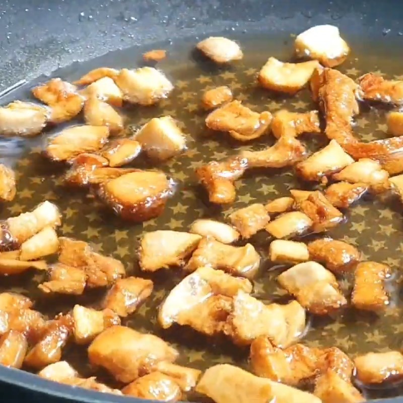 Bước 3 Làm tóp mỡ Trứng kho quẹt tóp mỡ