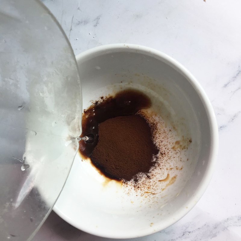 Bước 3 Làm lớp kem cà phê Bánh papparoti