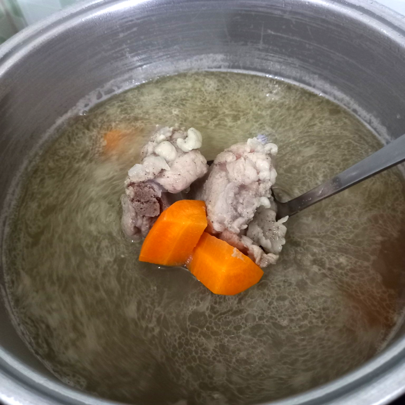 Bước 4 Nấu bánh canh Bánh canh bột lọc xương heo