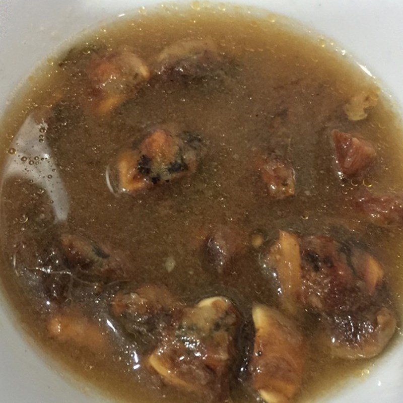 Bước 3 Nấu canh Canh ngao (nghêu) chua cay