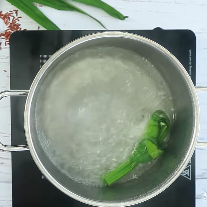 Bước 2 Nấu gạo lứt Sữa gạo lứt