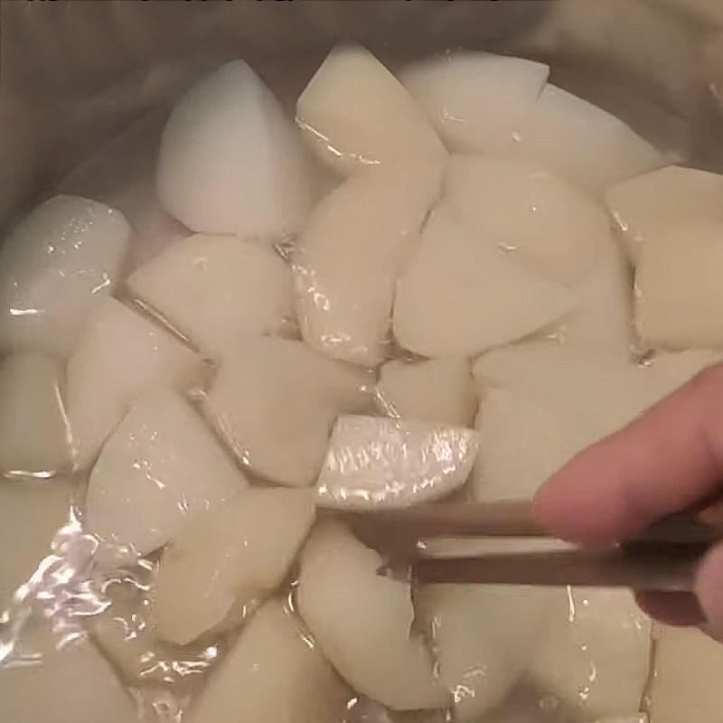 Bước 2 Nấu khoai tây Sữa khoai tây