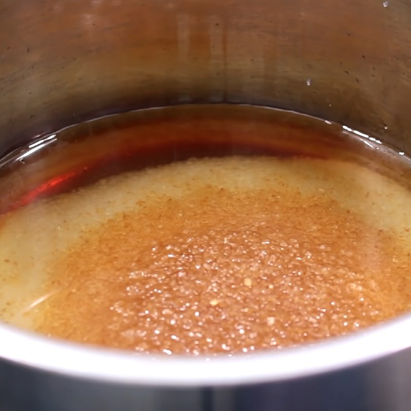 Bước 3 Nấu nước đường Mắm đu đủ