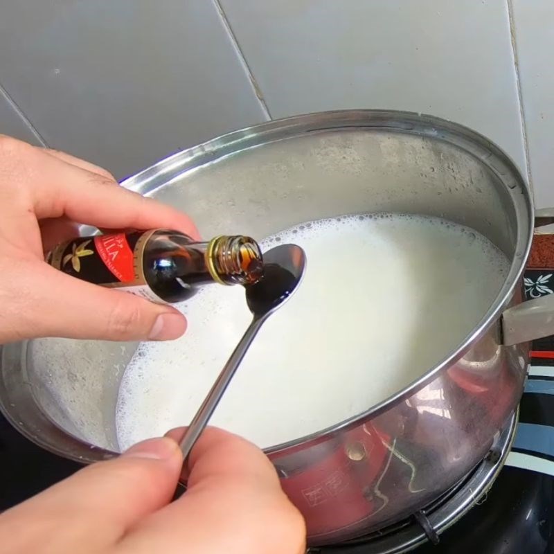 Bước 4 Nấu sữa ngô Sữa ngô nếp (bắp nếp)