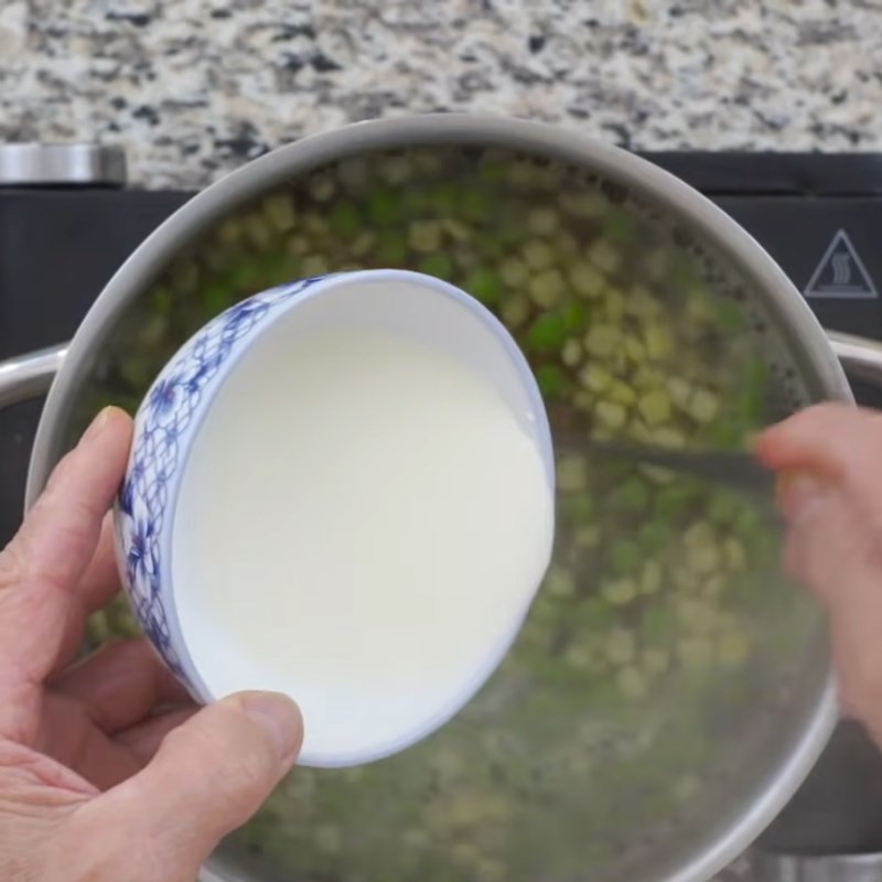Bước 3 Nấu súp Súp trứng rau củ