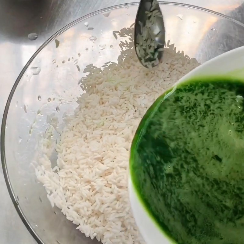 Bước 2 Ngâm nếp Xôi trân châu