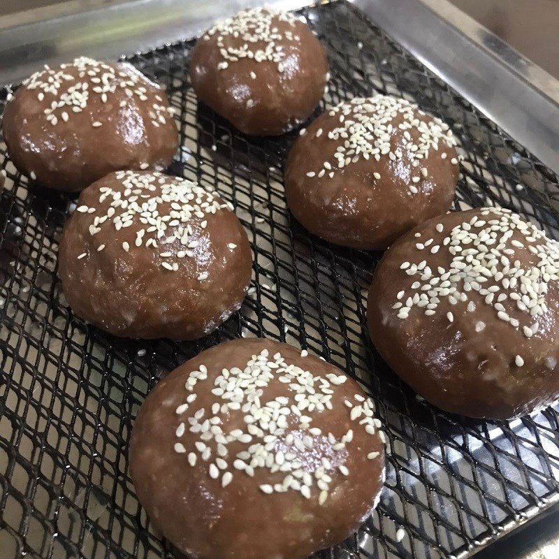 Step 5 Toast cocoa bread