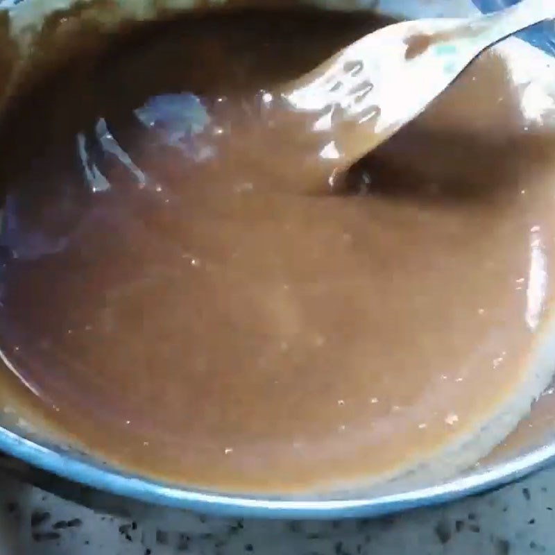 Bước 3 Trộn bột bánh Chocolate lava cake bằng nồi cơm điện