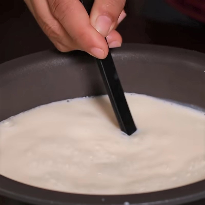 Bước 3 Pha hỗn hợp sữa Sữa chua nha đam bằng nồi cơm điện