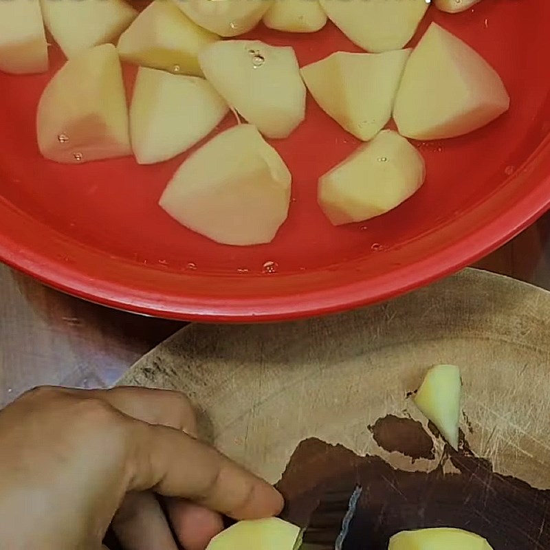 Bước 1 Sơ chế khoai tây Sữa khoai tây