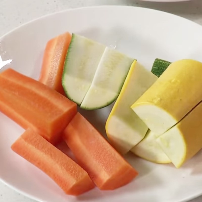 Bước 1 Sơ chế nguyên liệu Bò sốt chanh dây