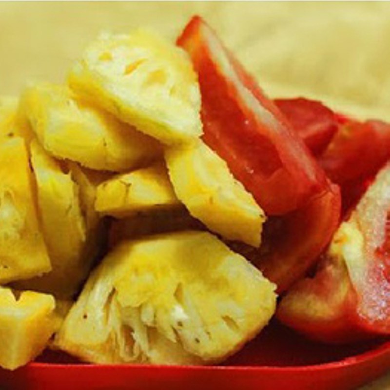Bước 1 Sơ chế nguyên liệu Canh ngao chua (nghêu) với dọc mùng