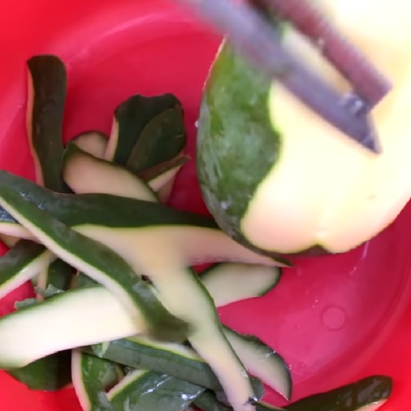 Bước 1 Sơ chế nguyên liệu Mắm đu đủ