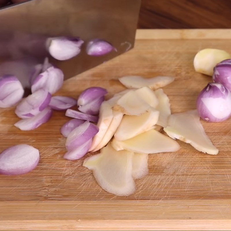 Bước 2 Sơ chế nguyên liệu khác Nấm kim châm hấp nước tương (xì dầu)