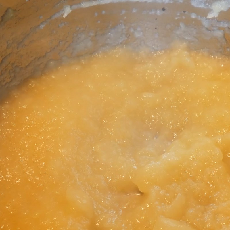 Bước 2 Sơ chế và làm mứt táo Kem táo caramel
