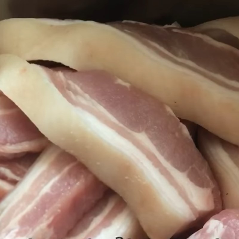 Bước 1 Sơ chế thịt heo Thịt heo nướng sả