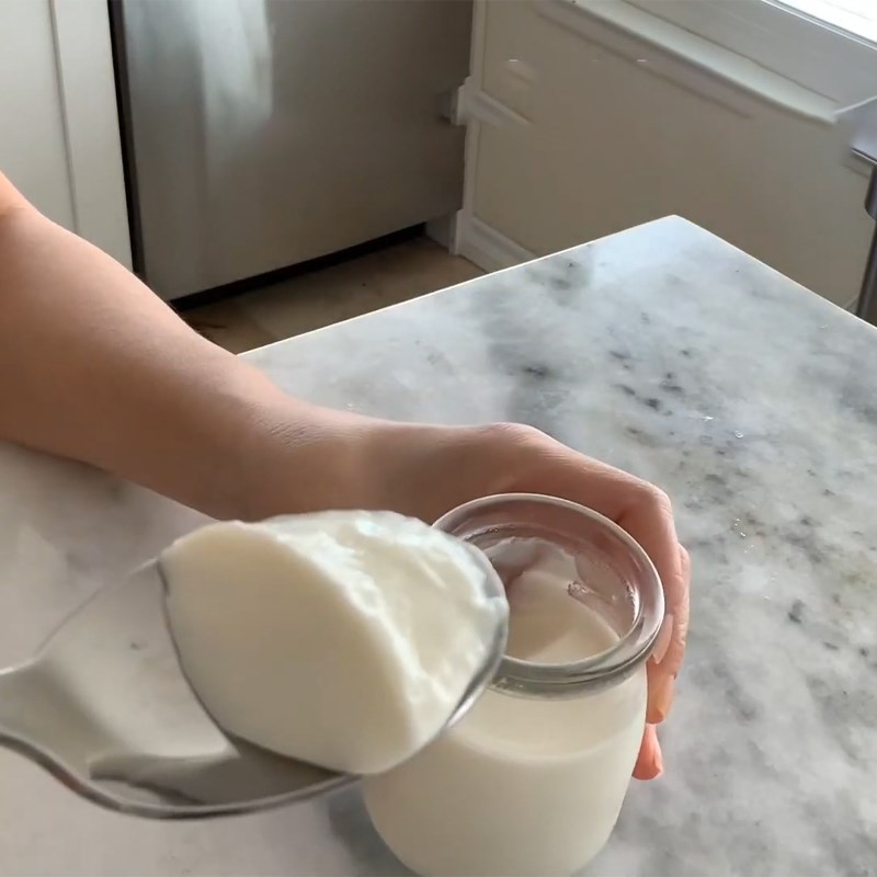 Bước 3 Thành phẩm Sữa chua bằng nồi áp suất điện