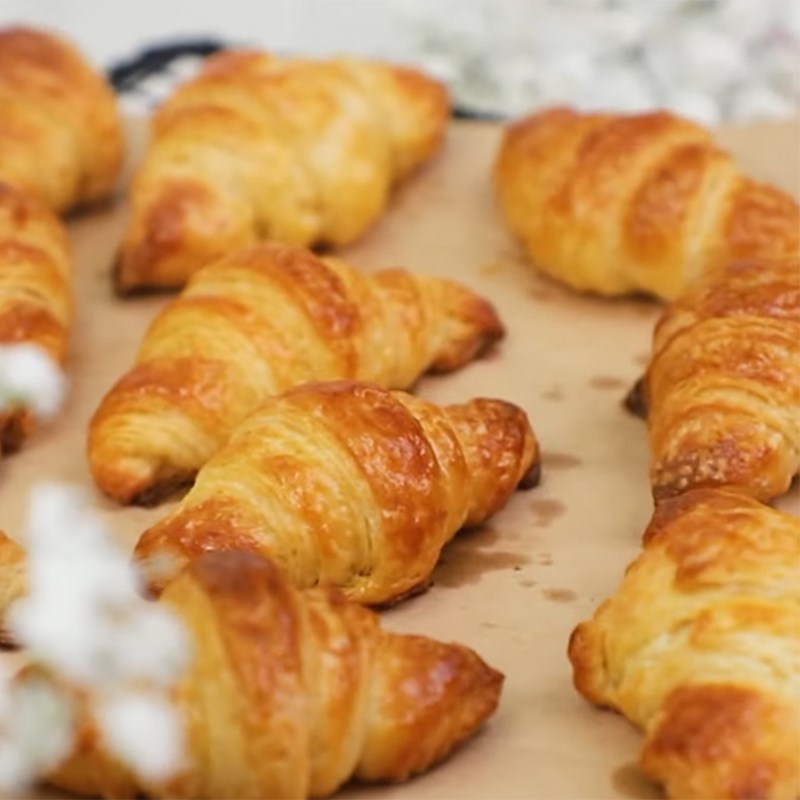 Bước 7 Thành phẩm Bánh sừng trâu (croissant) trứng muối