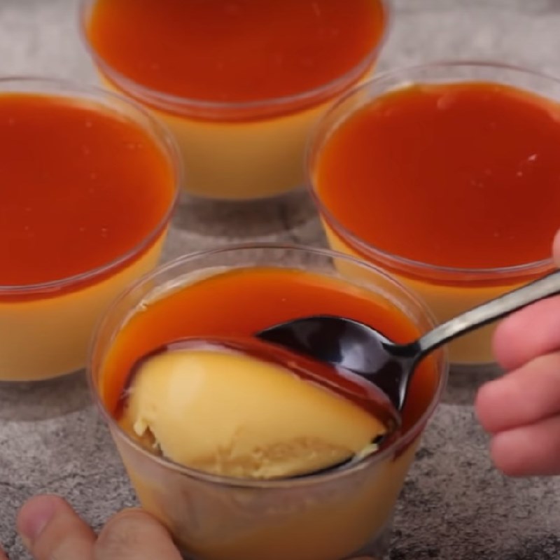 Bước 6 Thành phẩm Thạch flan caramel