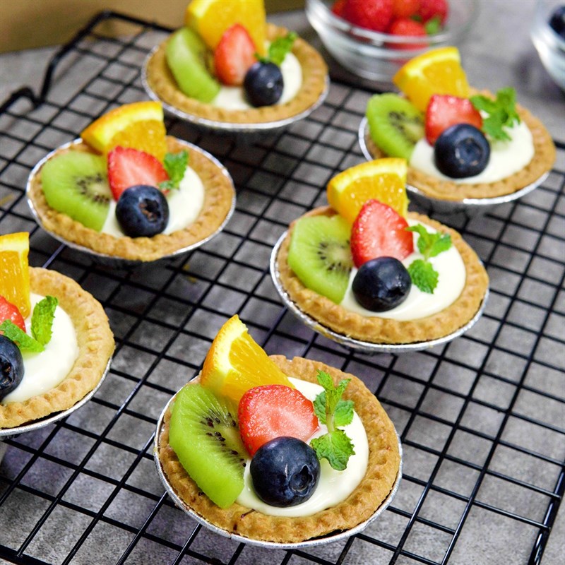 Bước 5 Thành phẩm Bánh tart phô mai bằng nồi chiên không dầu