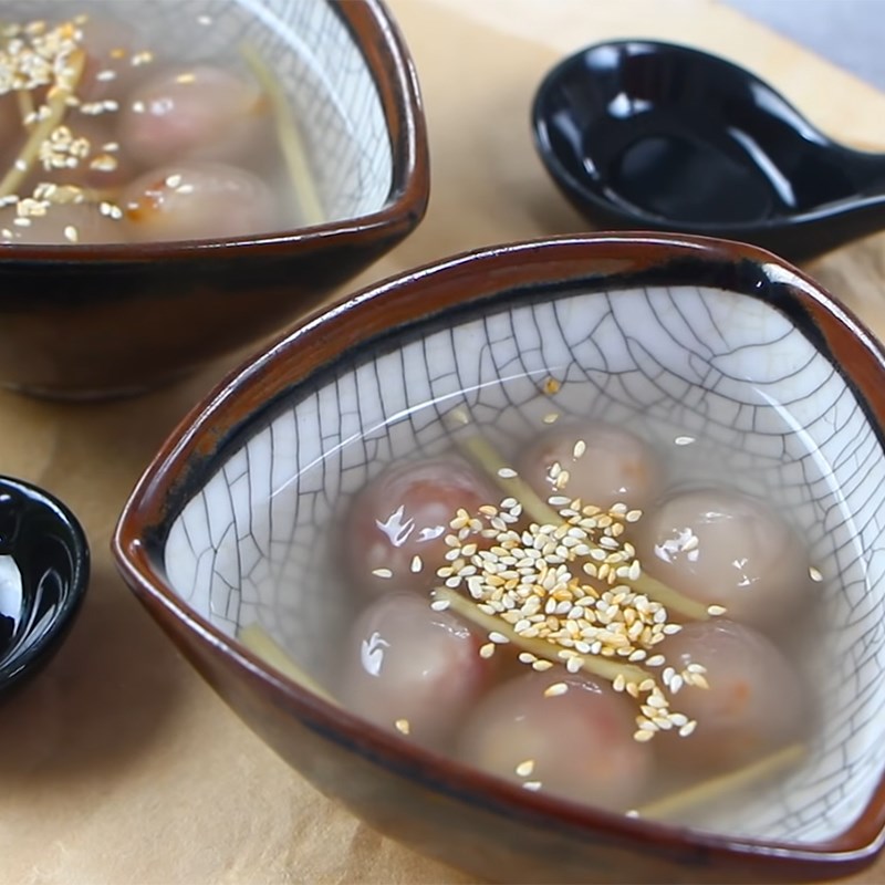 Bước 7 Thành phẩm Chè bột lọc heo quay