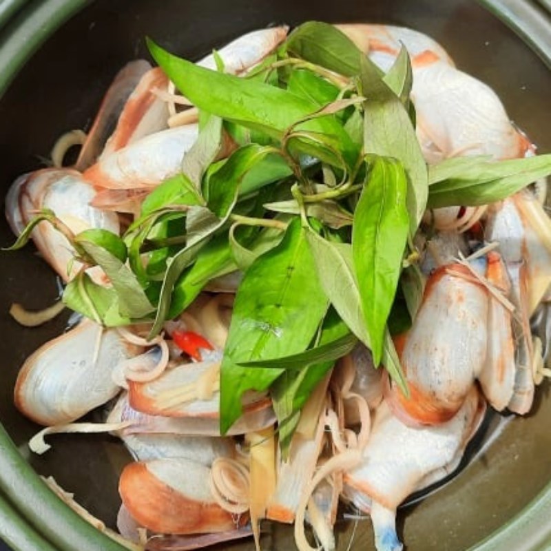 Bước 4 Thành phẩm Tu hài hấp sả