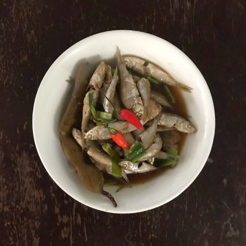 Bước 4 Thành phẩm Cá linh kho me