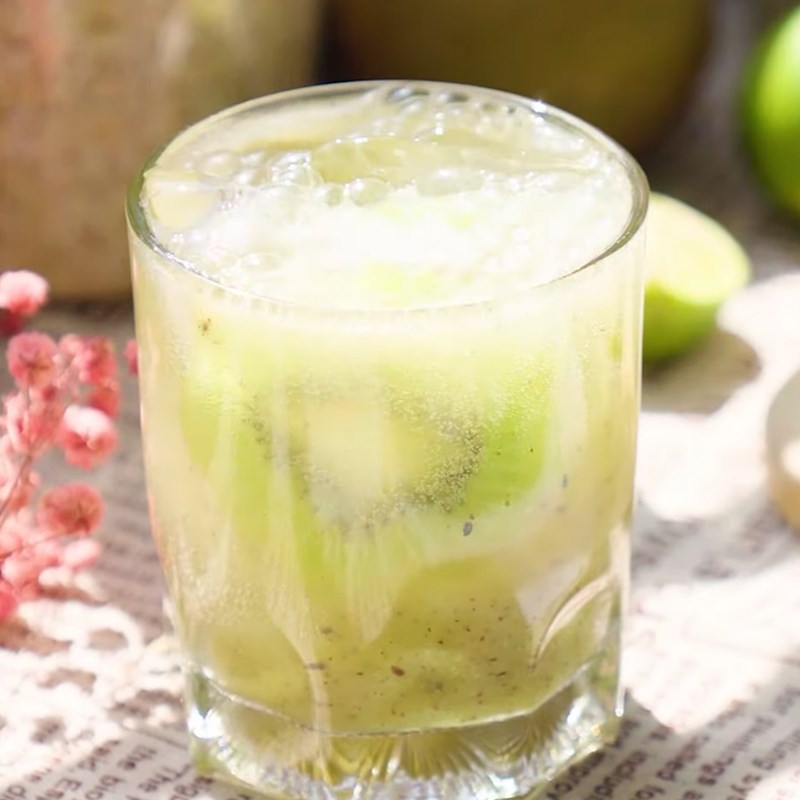 Bước 4 Thành phẩm Soda kiwi xay