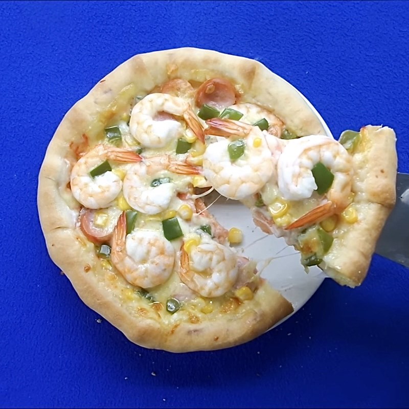 Bước 5 Thành phẩm Pizza tôm