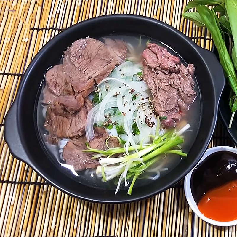 Bước 4 Thành phẩm Phở bò