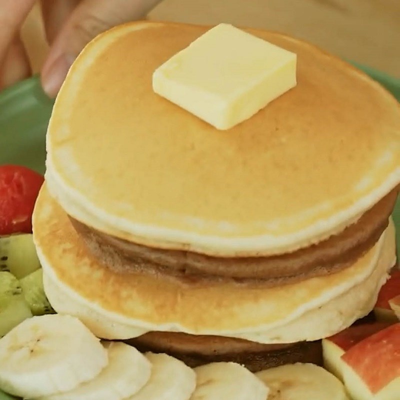 Bước 4 Thành phẩm Bánh pancake bằng bột pha sẵn